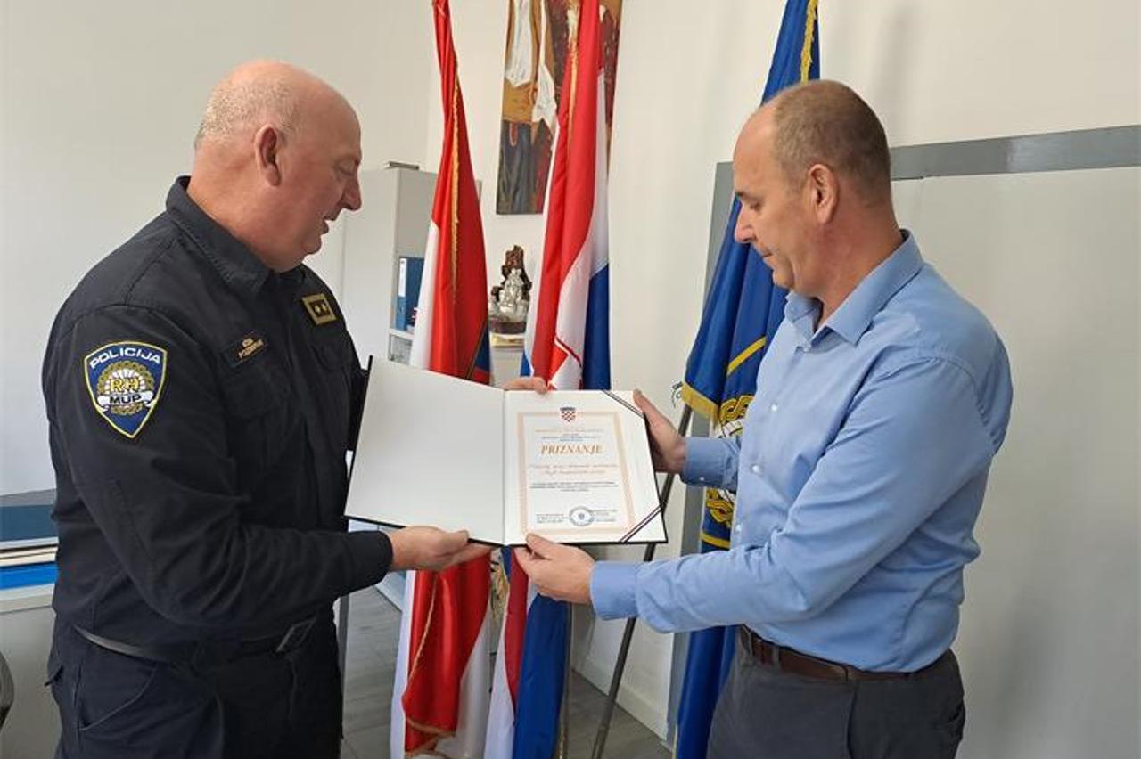 MUP Službi kriminalističke policije Policijske uprave dubrovačko-neretvanske dodijelio priznanje