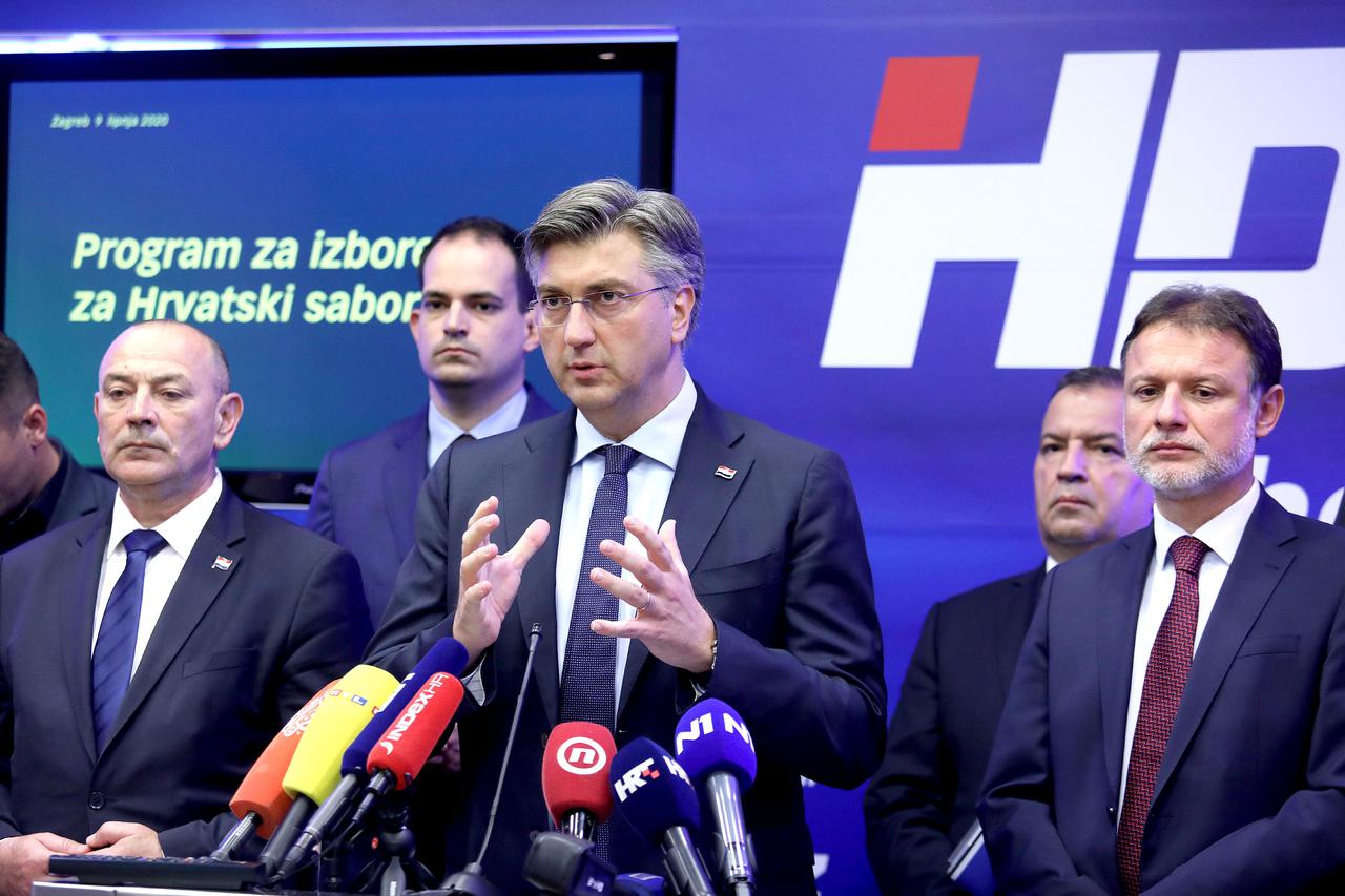 Zagreb: Andrej Plenković i njegov tim predstavili program za parlamentarne izbore