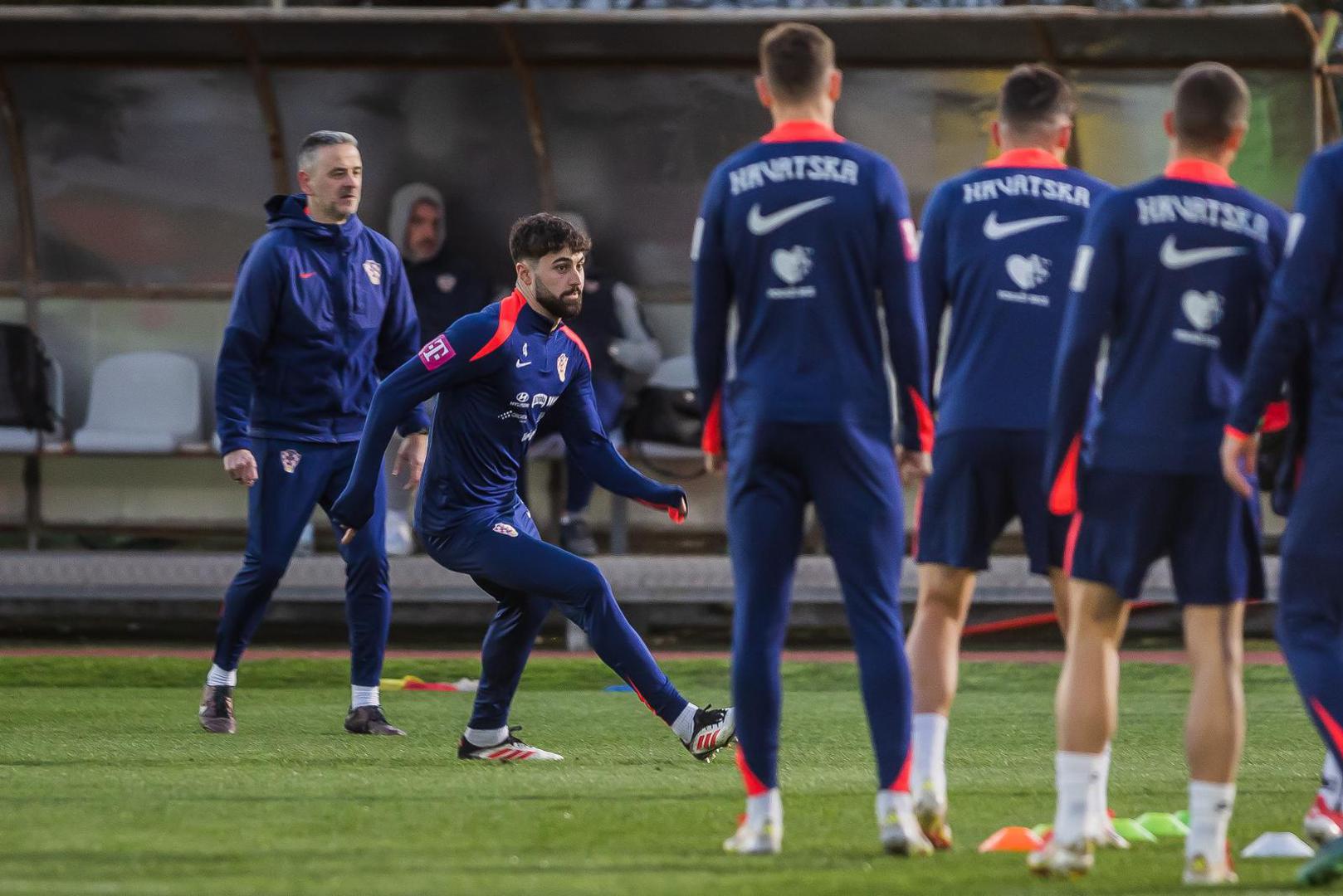 Hrvatska nacionalna momčad se priprema u Splitu.