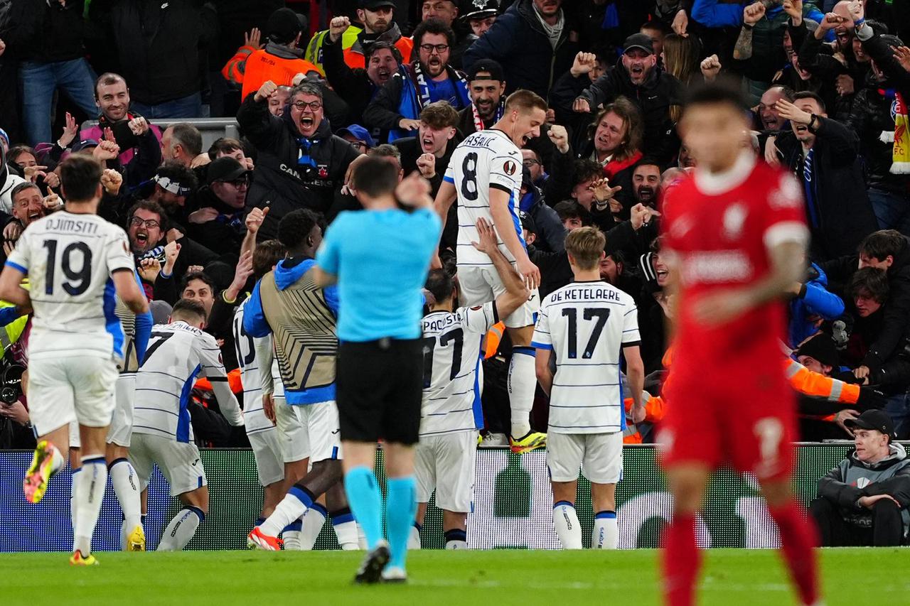 Liverpool v Atalanta - UEFA Europa League - Quarter-Final - First Leg - Anfield