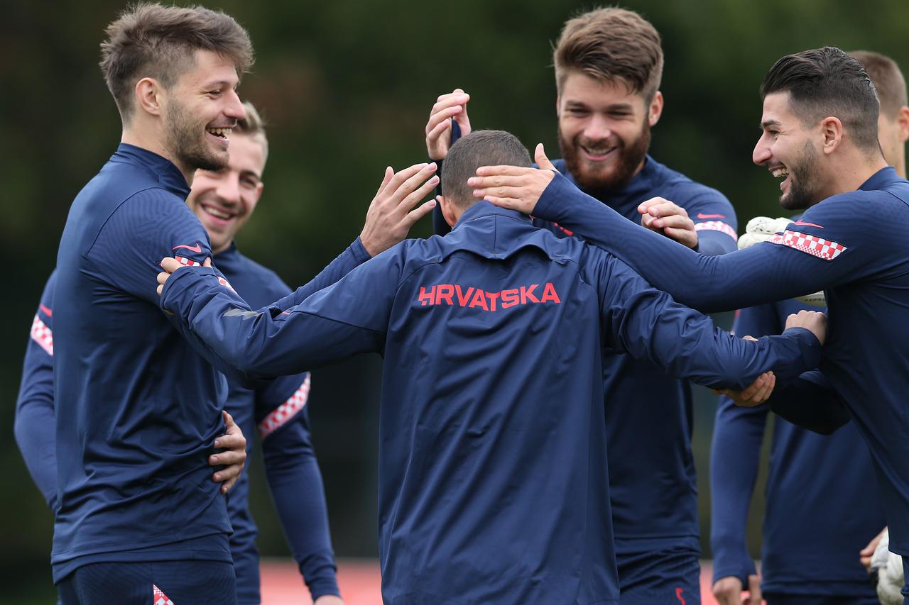 Zagreb: Trening hrvatske nogometne reprezentacije uoči utakmice s Francuskom u Ligi nacija