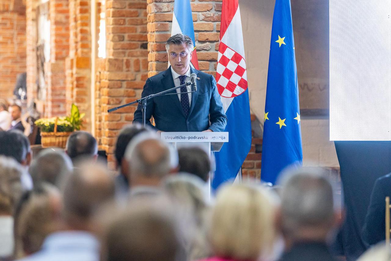 Sopje: Andrej Plenković na svečanoj sjednici Županijske skupštine  Virovitičko-podravske županije
