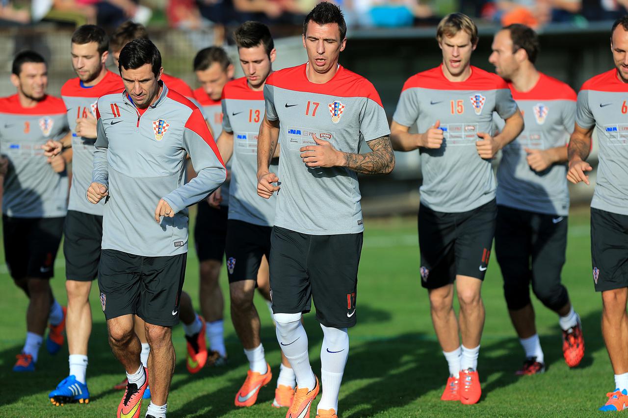 11.10.2014., Vukovar - Trening Hrvatske nogometne reprezentacije uoci utakmice s Azerbajdzanom.  Photo: Davor Javorovic/PIXSELL