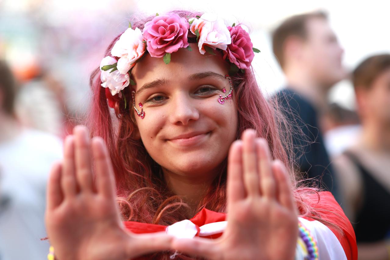 16.07.2016., Split - Nakon sto je prvi dan festivala Ultra Europe morao biti otkazan zbog loseg vremena posjetiteljima su vrata Poljuda otvorena od 13 sati te je zabava mogla konacno poceti. Photo: Miranda Cikotic/PIXSELL,
