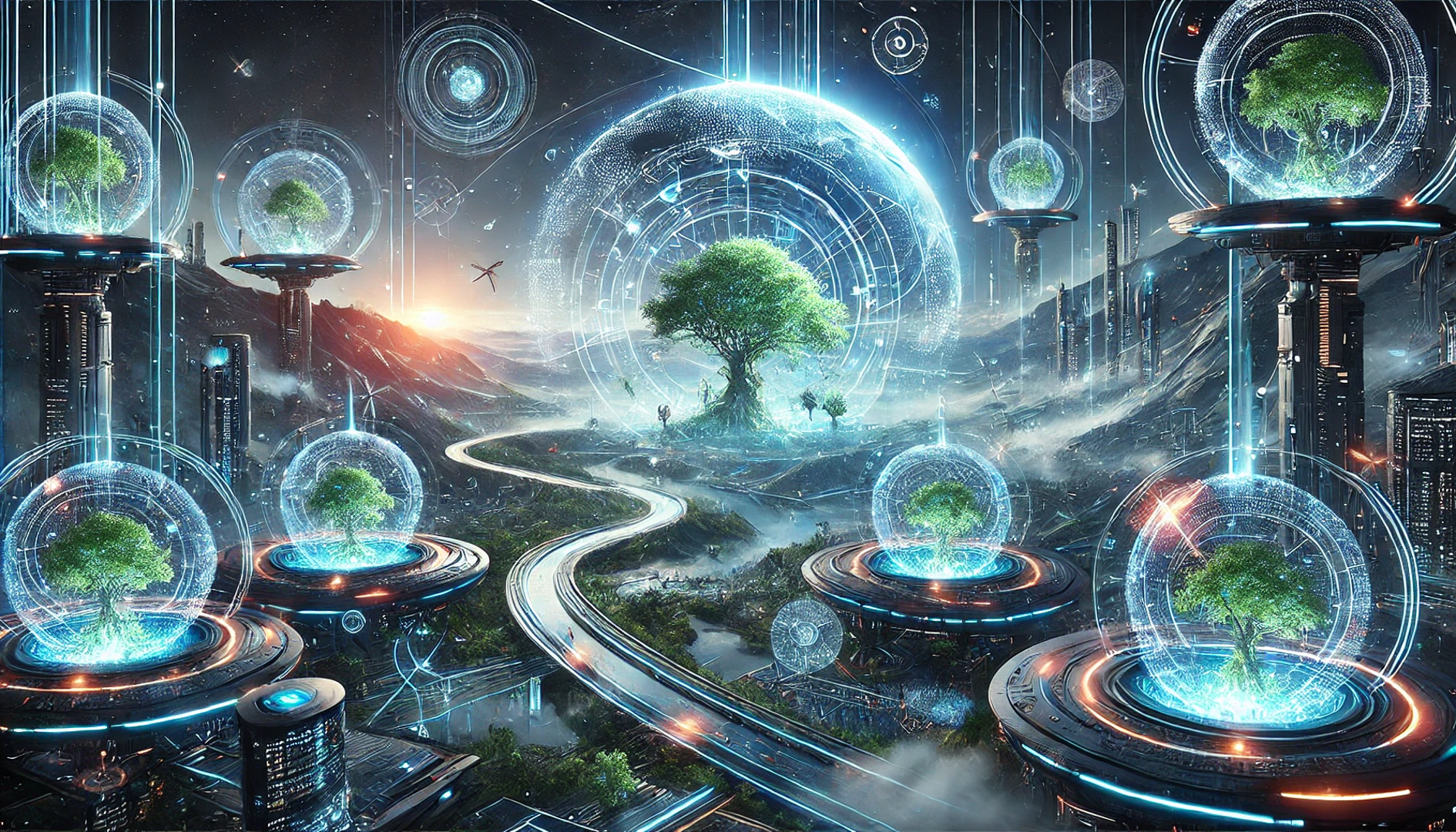 ChatGPT ovako vidi šume za 100 godina. 