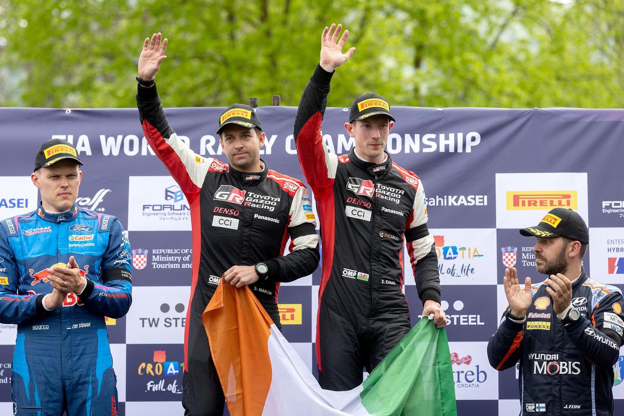 Britanac Elfyn Evans u Toyoti GR Yaris Rally1 pobjednik je trećeg izdanja WRC Croatia Rallyja
