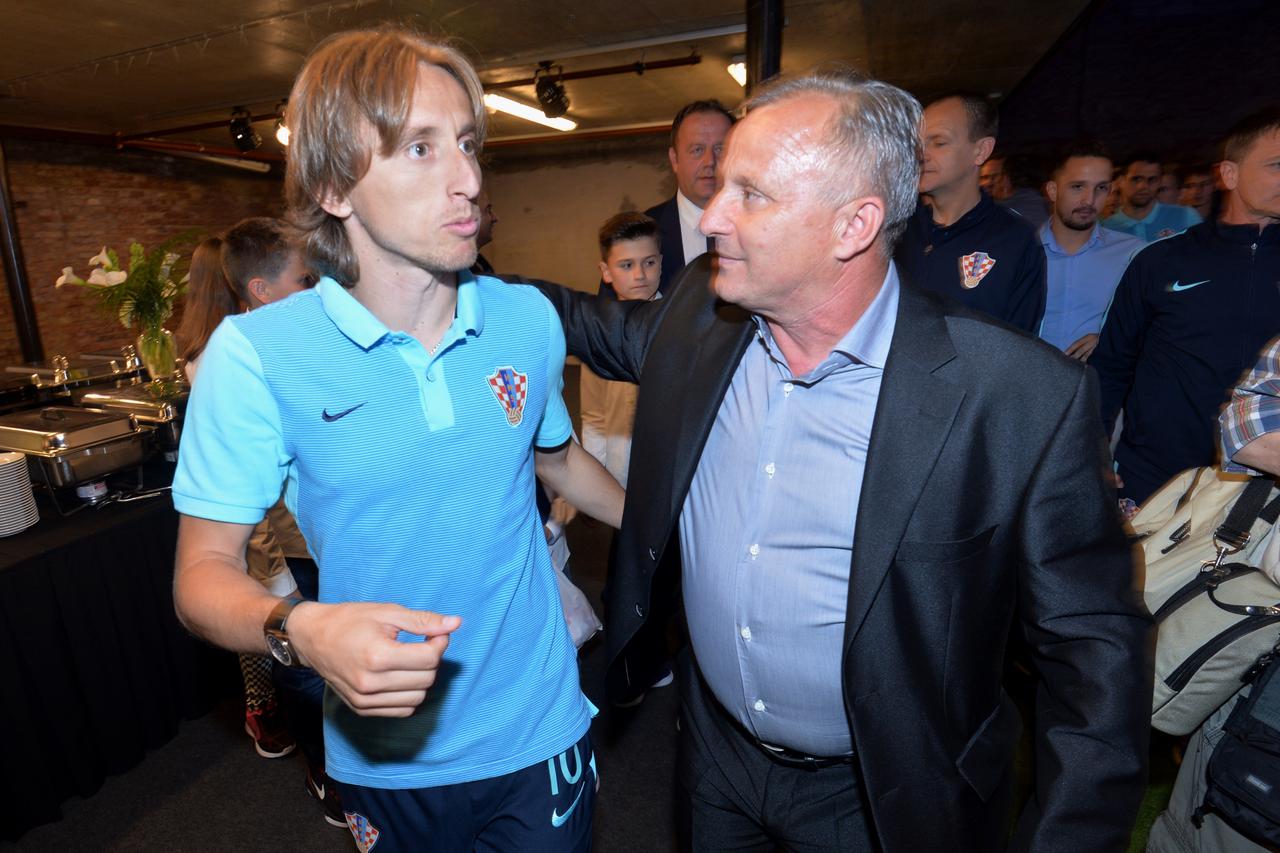Luka Modrić i otac Stipe