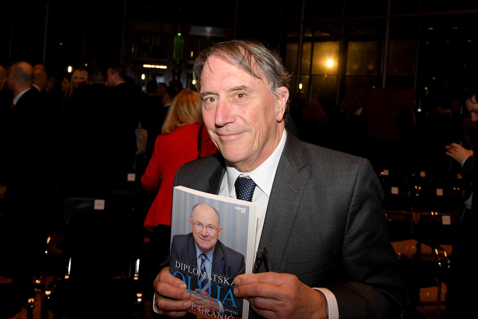 16.01.2023., Zagreb - U Nacionalnoj i sveucilisnoj knjiznici odrzana je promocija 2. dopunjenog izdanja knjige "Diplomatska oluja" Mate Granica. Photo: Josip Regovic/PIXSELL