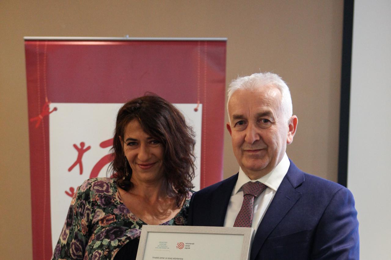 INA primila Priznanje za izrazito veliki i značajni doprinos razvoju korporativnog volontiranja u Hrvatskoj