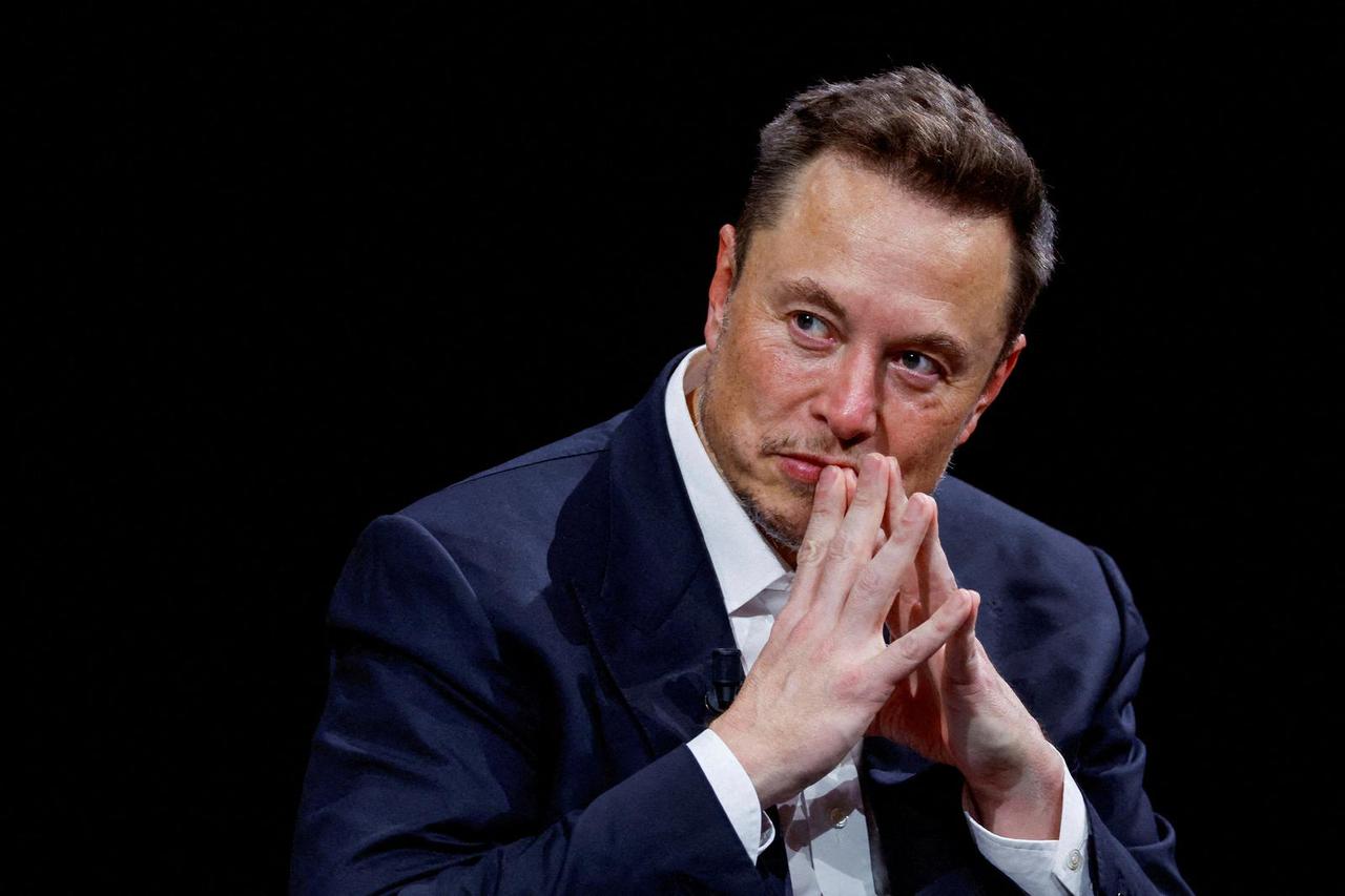 FILE PHOTO: Tesla CEO and Twitter owner Elon Musk attends the VivaTech conference in Paris