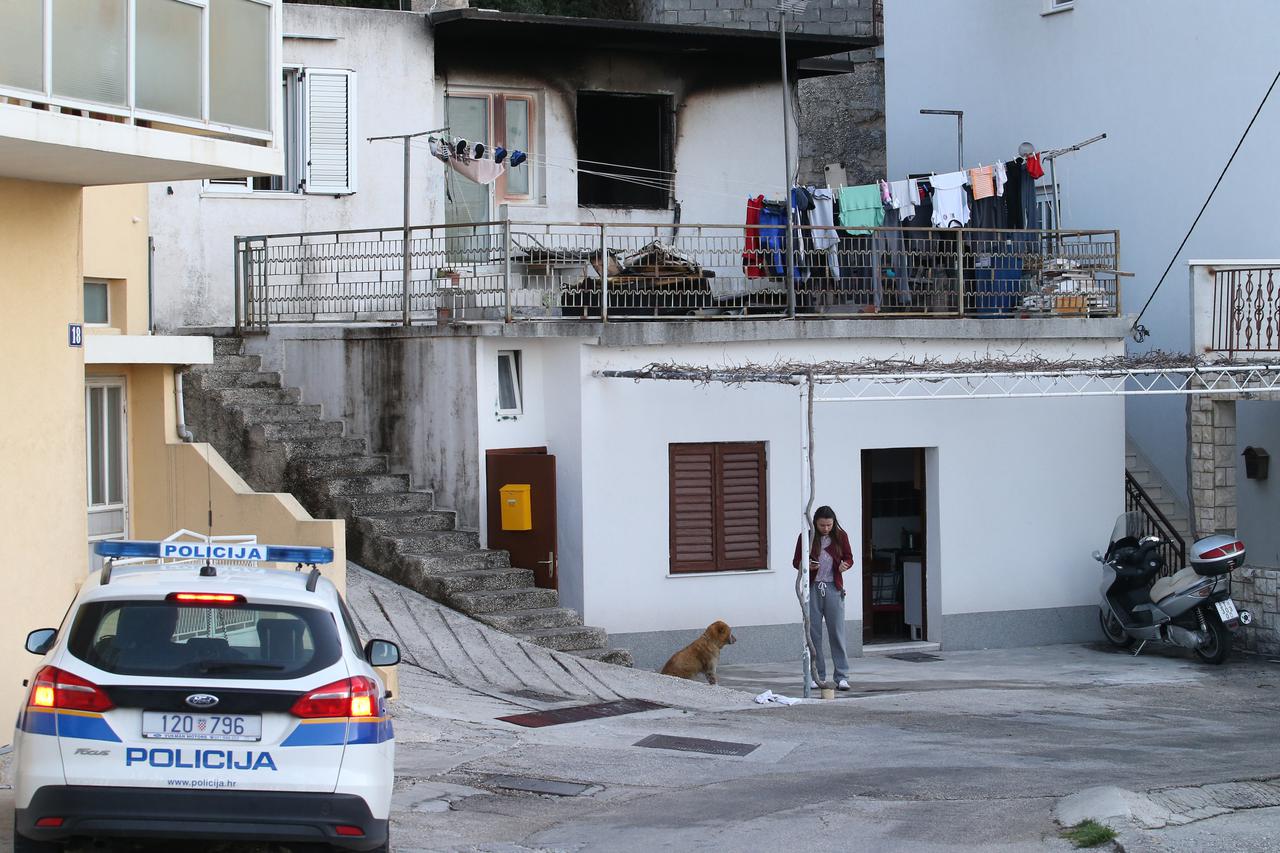 U požaru obiteljske kuće kod Omiša ozlijeđene dvije osobe