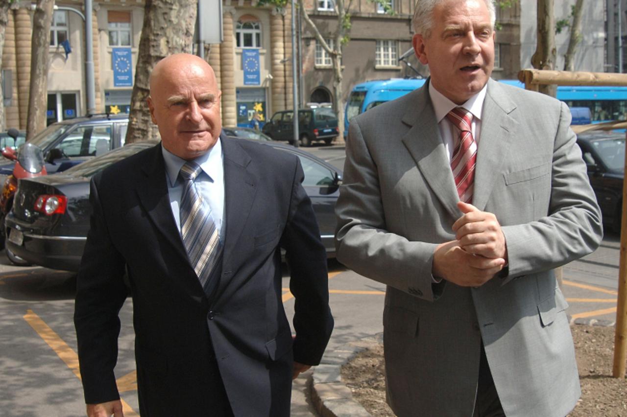 'unu zagreb 21.05.2007 ...trg zrtava fasizma...hdz...ivan jarnjak...ivo sanader... Foto:Antonio Bronic'