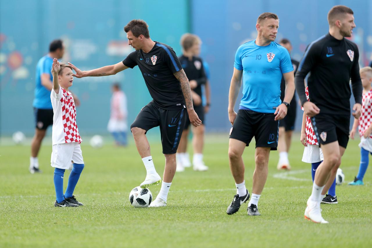 Trening hrvatske reprezentacije u Iličevu