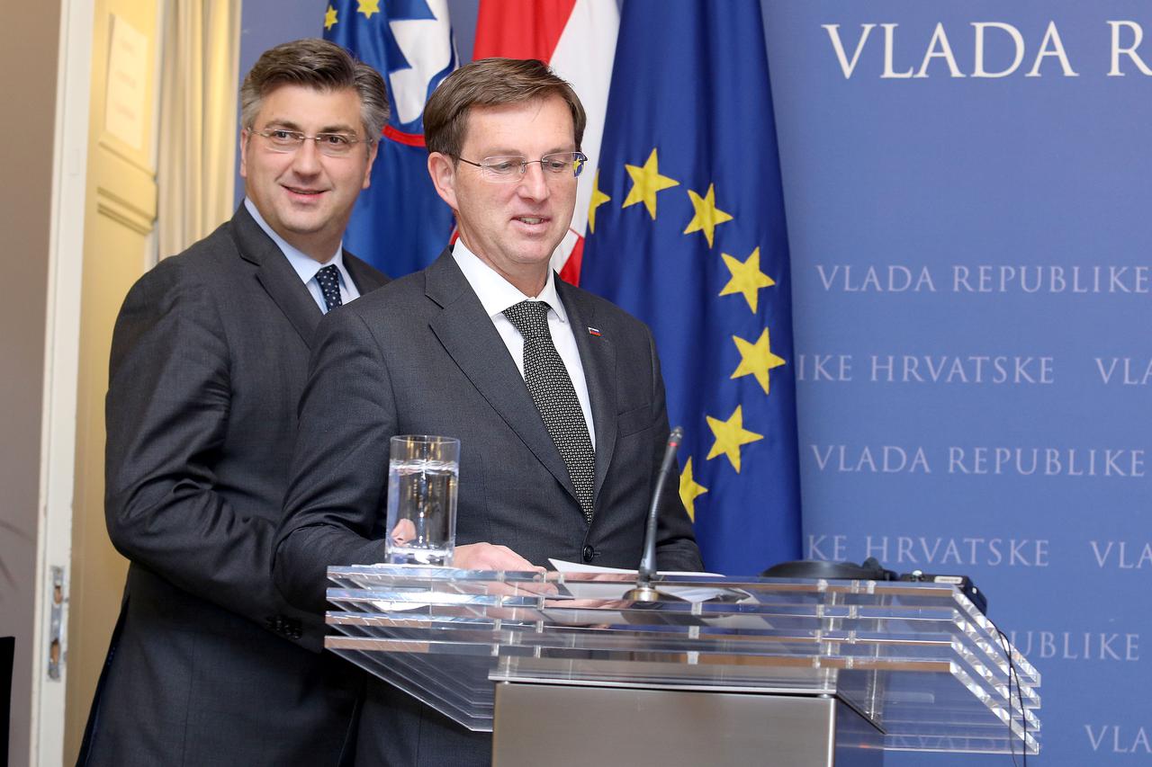 Andrej Plenković i Miro Cerar