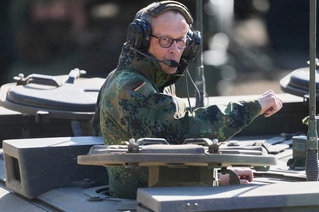 German Chancellor Merz visits Bundeswehr base in Munster
