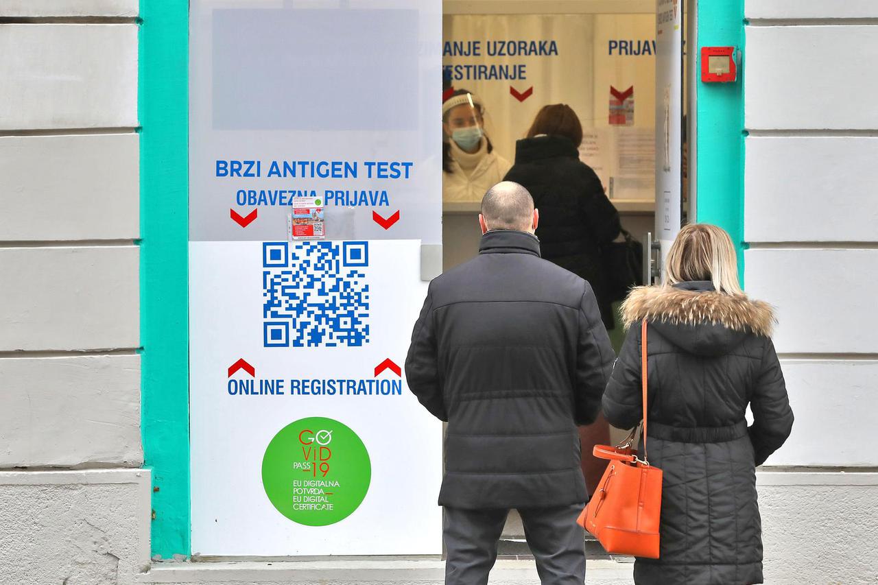 Zagreb: Za brzo antigensko testiranje više nema gužvi