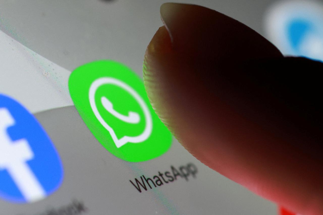 Illustration shows Whatsapp app