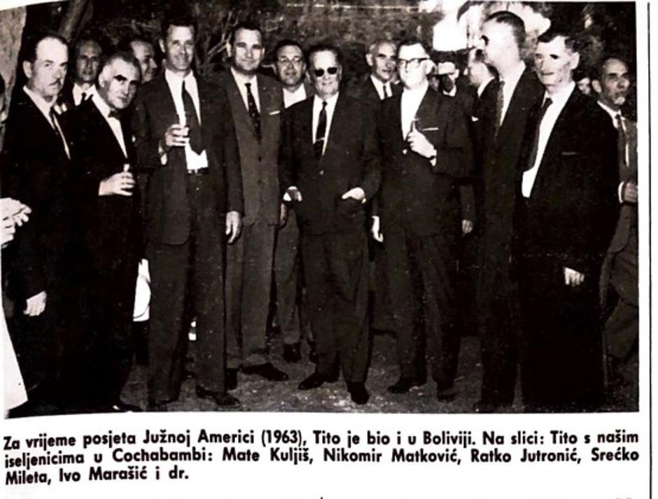 Tito u posjetu Boliviji.