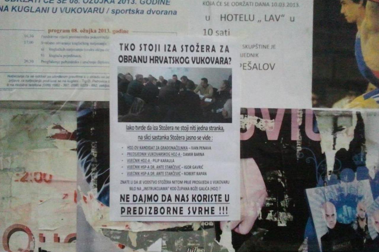 plakat u Vukovaru