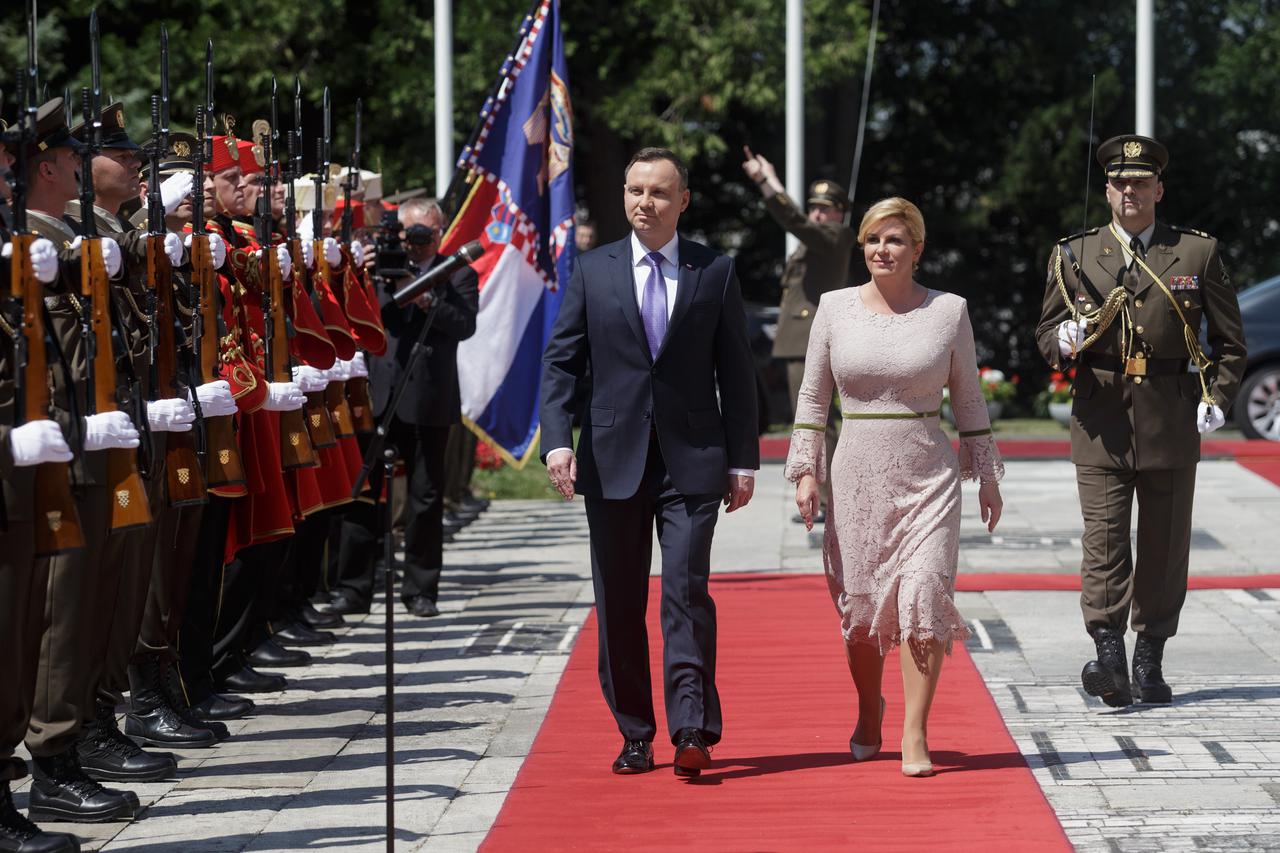 Kolinda Grabar-Kitarović i Andrzej Duda