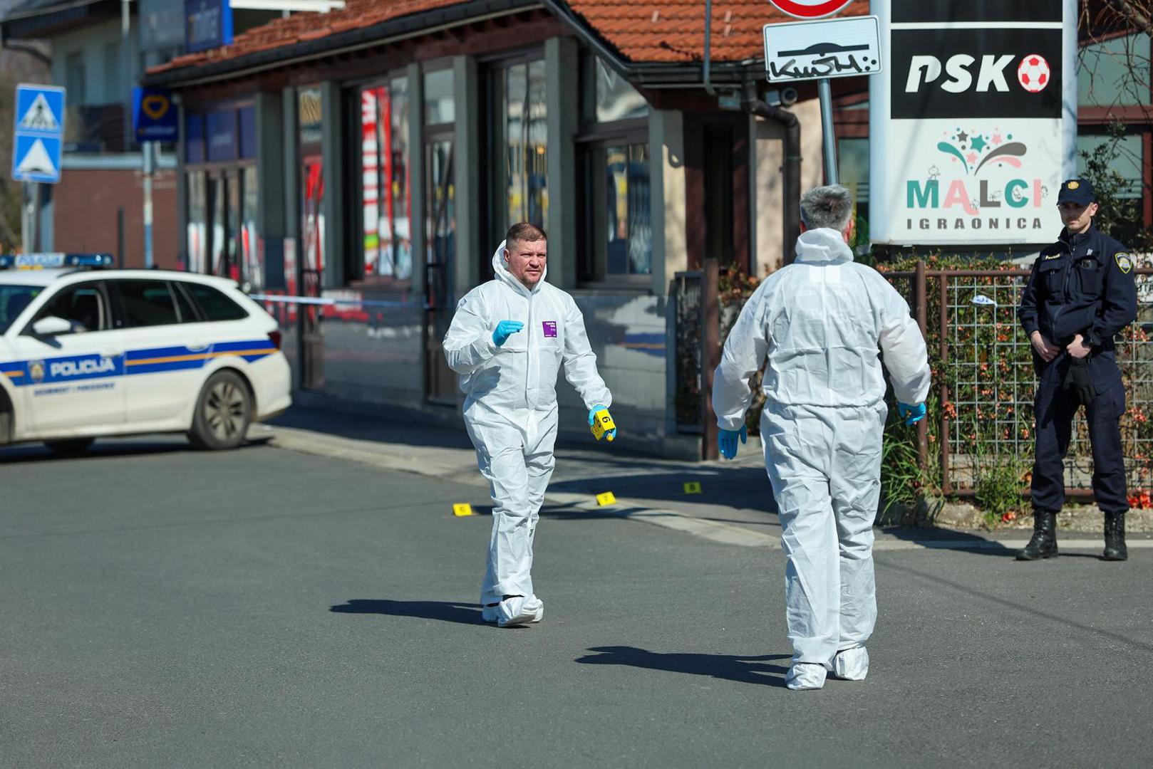 19.03.2025., Zagreb - Policijski ocevid na adresi Stefanovecki zavoj I 21 u Dubravi gdje je doslo do pucnjave. Photo: Sanjin Strukic/PIXSELL