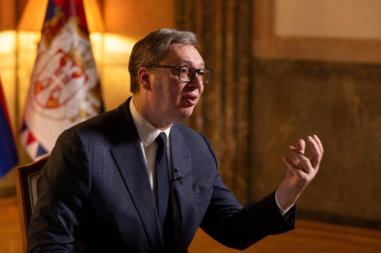 FILE PHOTO: Interview wirth Serbia's President Aleksandar Vucic in Belgrade