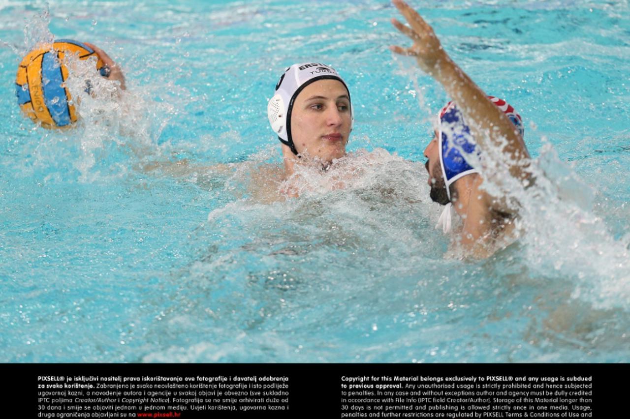 '13.04.2013., Mladost, Zagreb - Final Four zavrsni turnir Triglav Jadranske vaterpolo lige, polufinalna utakmica, VK Primorje EB - VK Budva. Sandro Sukno.  Photo: Igor Kralj/PIXSELL'