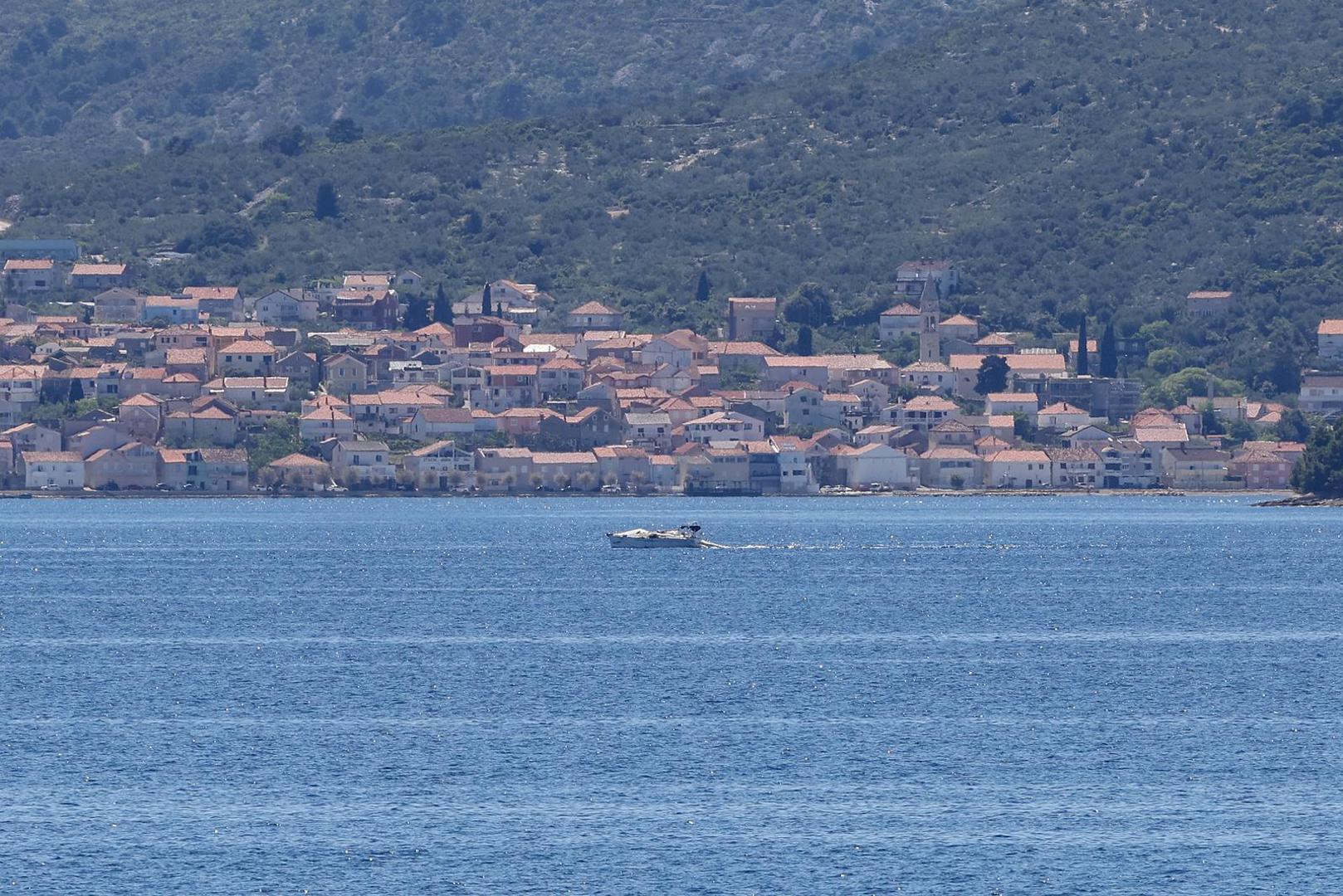 30.04.2025., Zadar - Mjesto na kojem je doslo do sudara trajekta i jedrilice Photo: Sime Zelic/PIXSELL