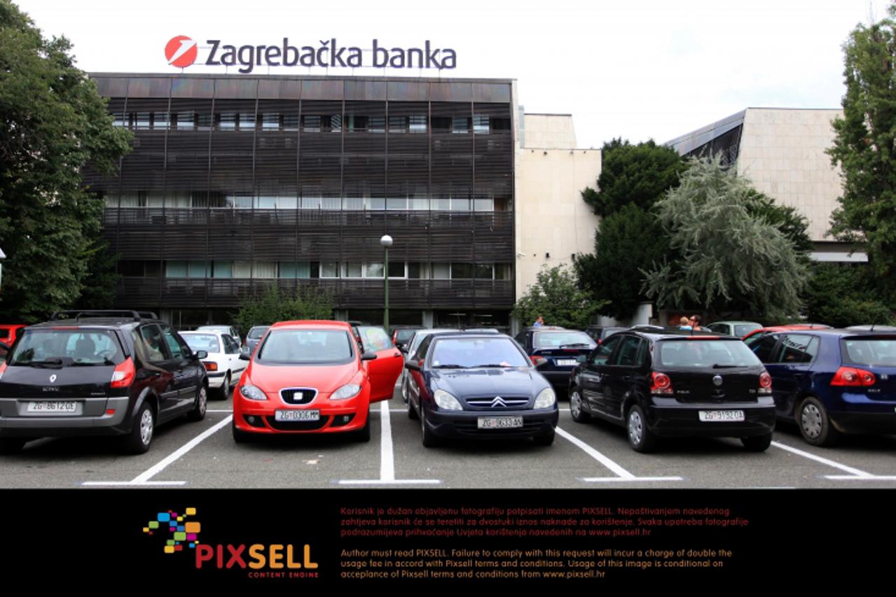 '22.08.2010., Paromlinska 2, Zagreb - Zagrebacka banka, ilustracija.  Photo: Marko Prpic/PIXSELL'