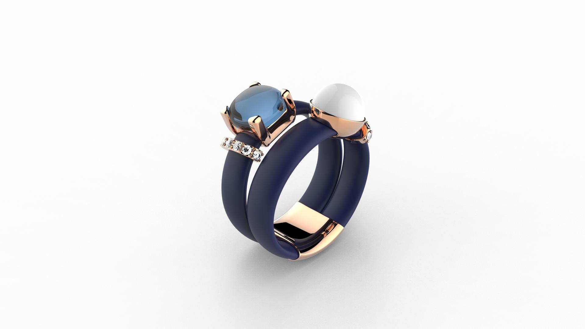 Zaks, prsten sa srebrnim elementima, redovna cijena 740 kn, cijena s popustom 555 kn
