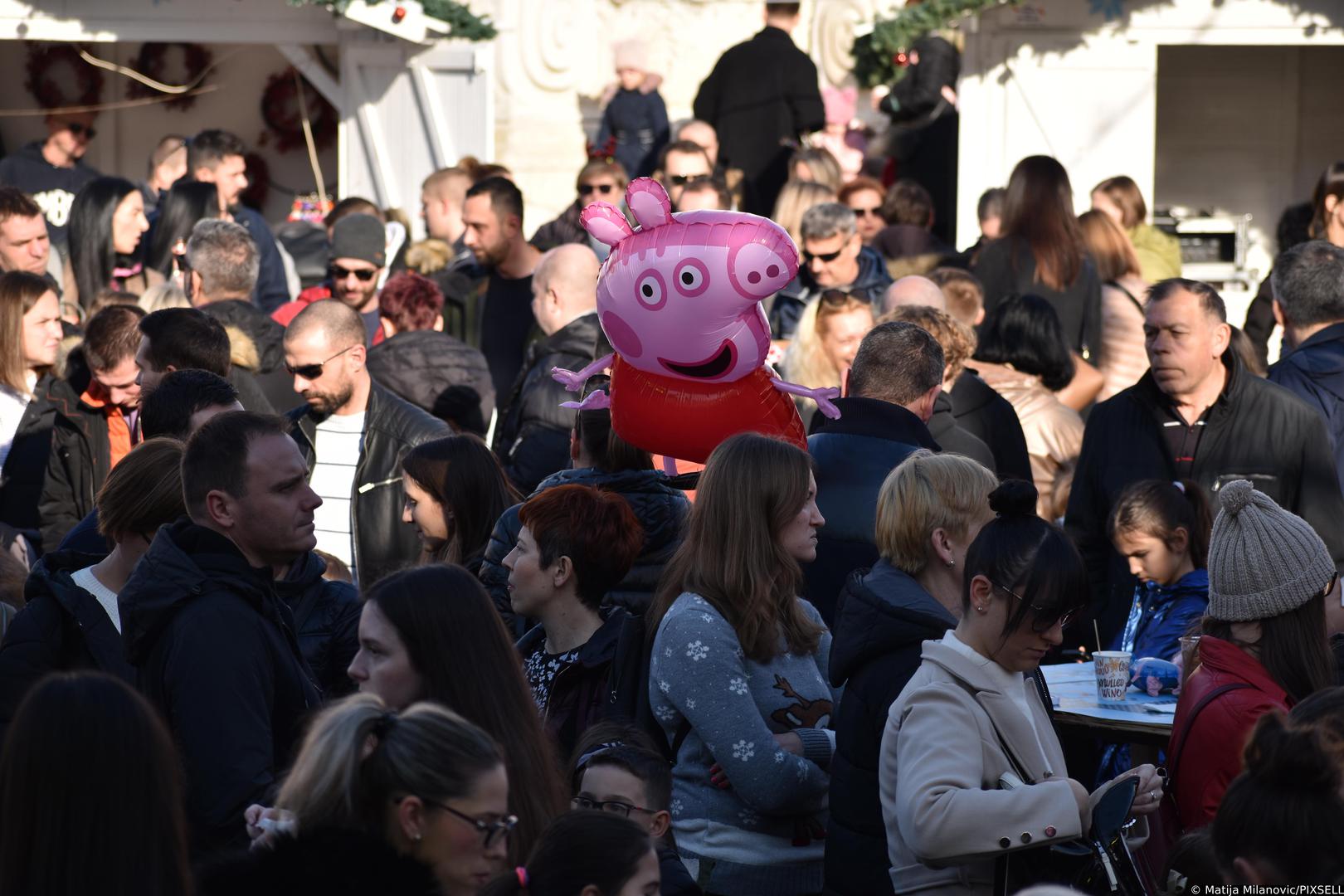 31.12.2022. Osijek - Docke  djecje Novu godine Photo: Matija Milanovic/PIXSELL