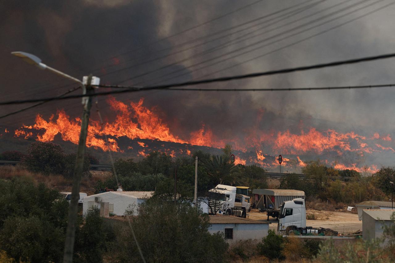 Wildfire in Almeria