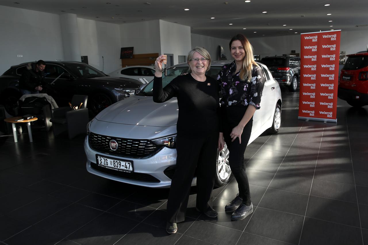 Dobitnica auta u nagradnoj igri Večernjeg lista, Dubravka Ćalić