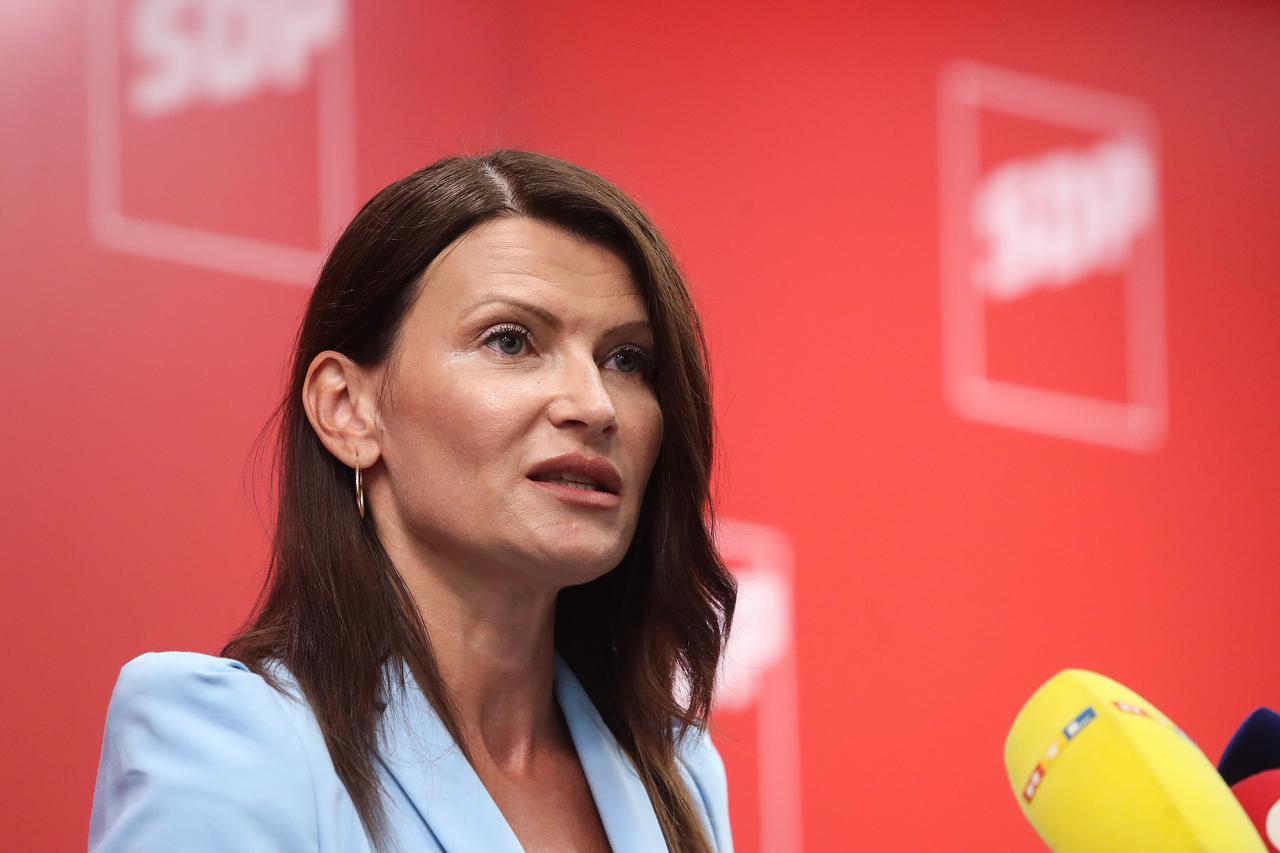 Zagreb: Konferencija kandidata za predsjednika SDP-a Peđe Grbina