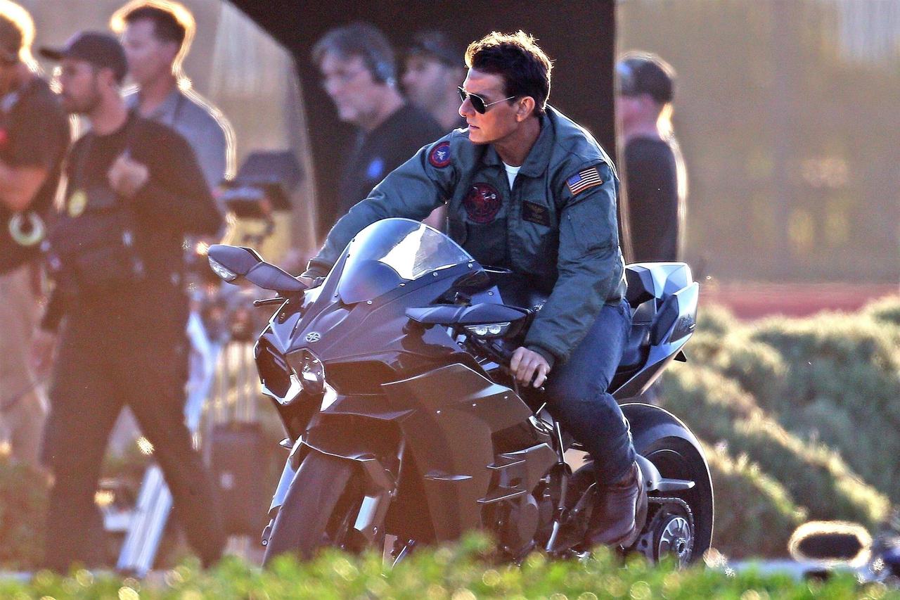 Tom Cruise na setu novog Top Guna