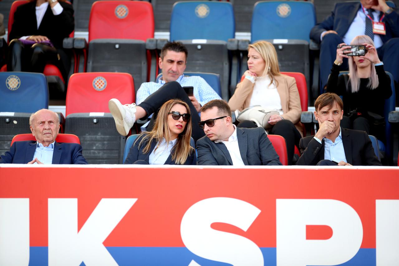 Split: Svečana loža na Poljudu na utakmici između Hajduka i Dinama