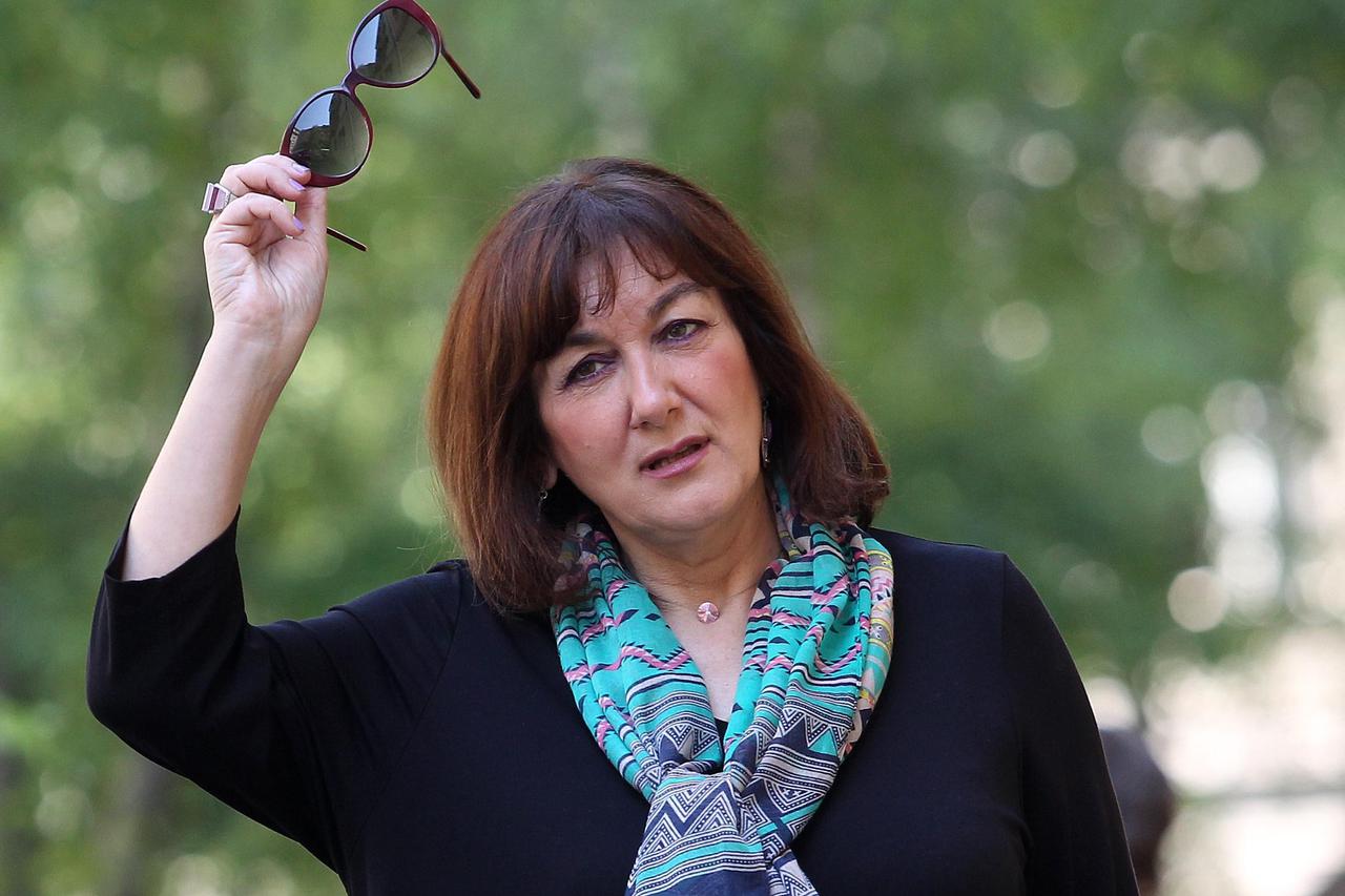 21.05.2014., Zagreb - Dubravka Suica, kandidatkinja HDZ-a za euroizbore. Photo: Boris Scitar/Vecernji list/PIXSELL