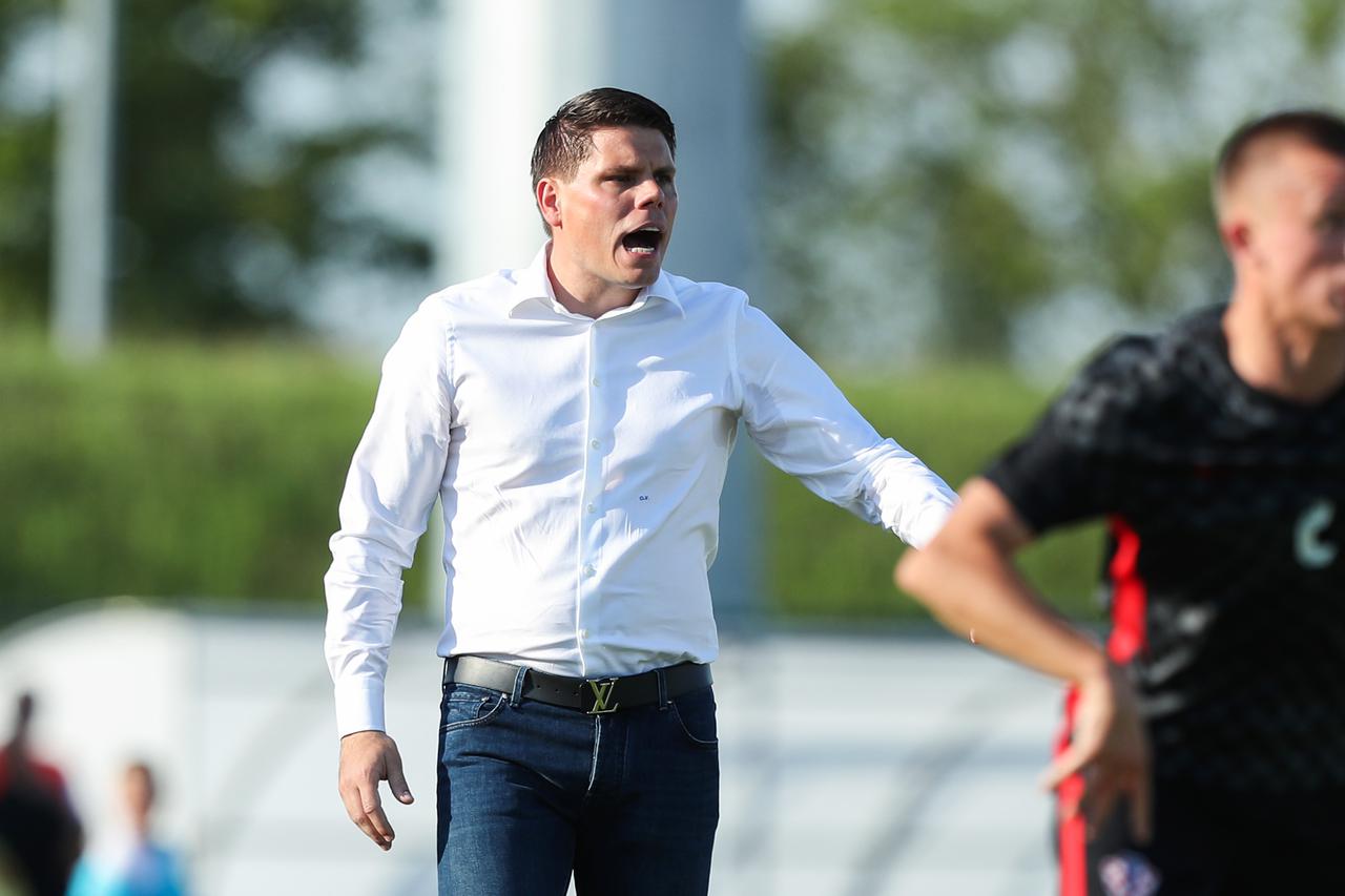 Velika Gorica: Prijateljska nogometna utakmica U-20, Hrvatska - Katar