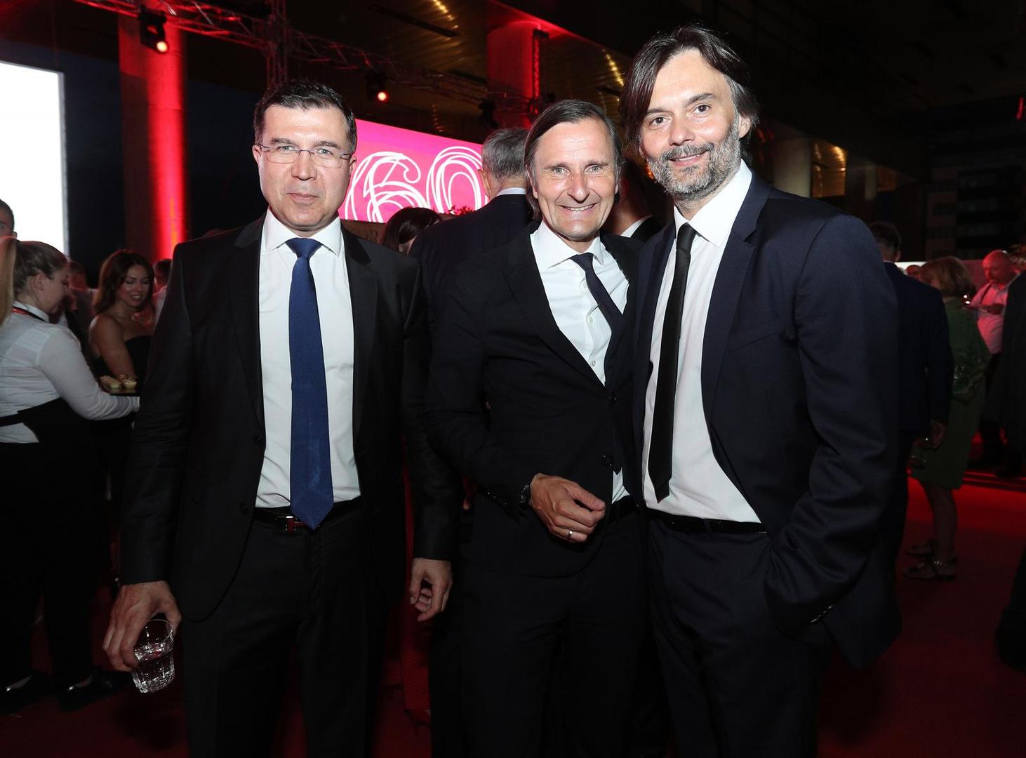 01.07.2019.,Zagreb - U MSU odrzana proslava povodom 60 godina Vecernjeg lista. Domagoj Ivan Milosevic, Klaus Schweighofer, Drazen Klaric.Photo: Davor Puklavec/PIXSELL