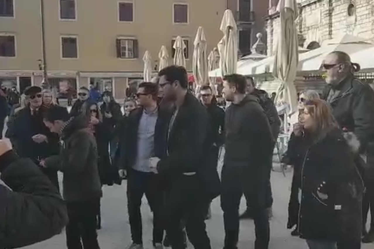 Prosvjed SDPovaca u Zadru