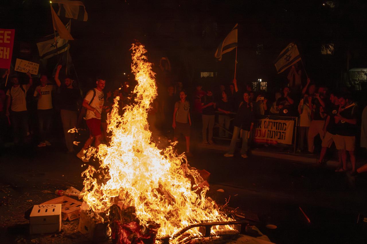 Anti-government protest in Jerusalem