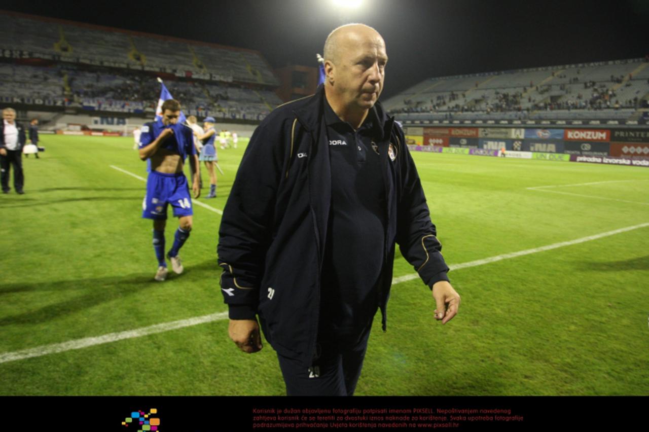 '31.07.2010., Maksimir, Zagreb - Nogometna utakmica 2. kola Prve HNL izmedju NK Dinamo i NK Rijeka. Trener Dinama Velimir Zajec.  Photo: Boris Scitar/PIXSELL'