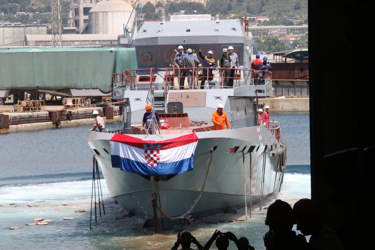 U Brodosplitu porinut brod 'Novogradnja 540', obalni ophodni brod