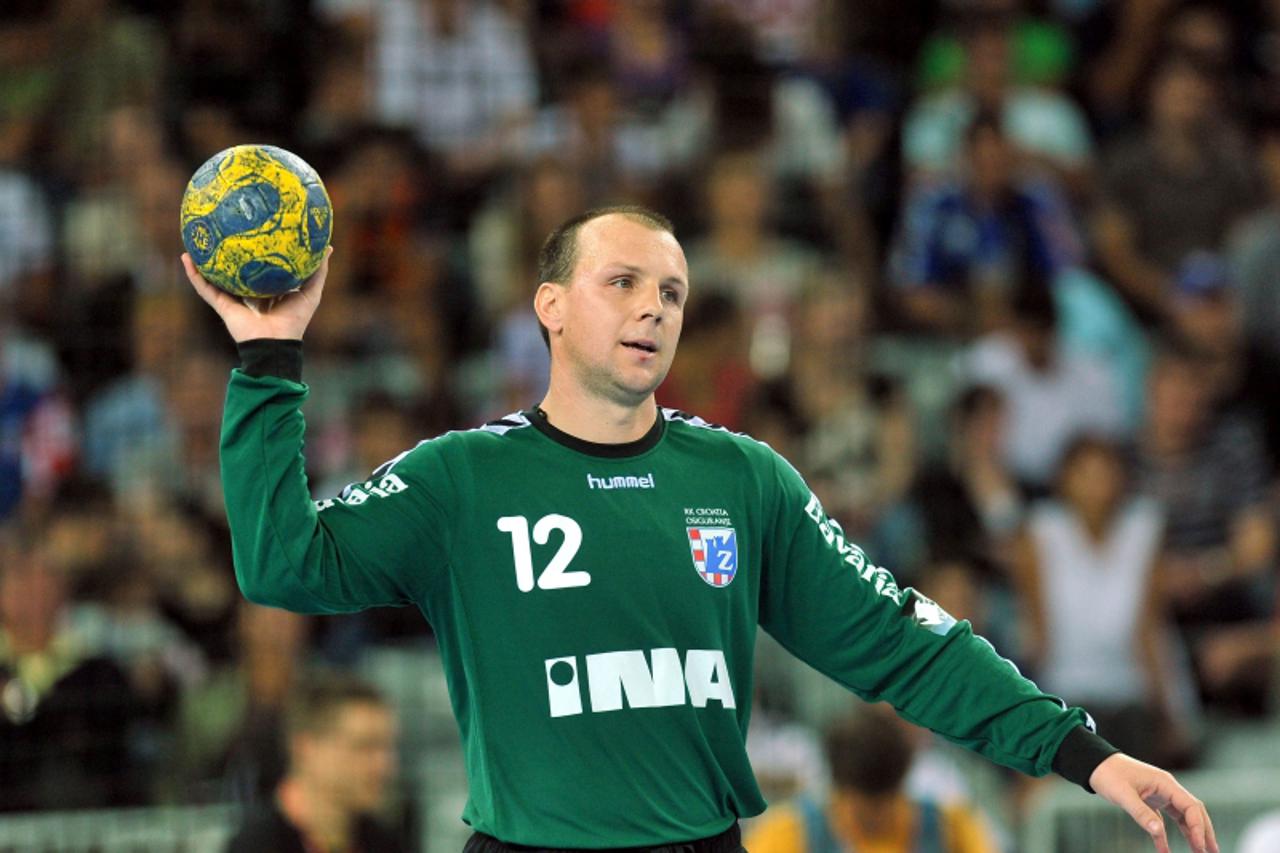 'sport....zagreb.....07.10.2009.  arena zagreb - rukomet, liga parvaka, rk zagreb croatia osiguranje - alingsas / gorazd skof photo: Marko Lukunic / VLM'