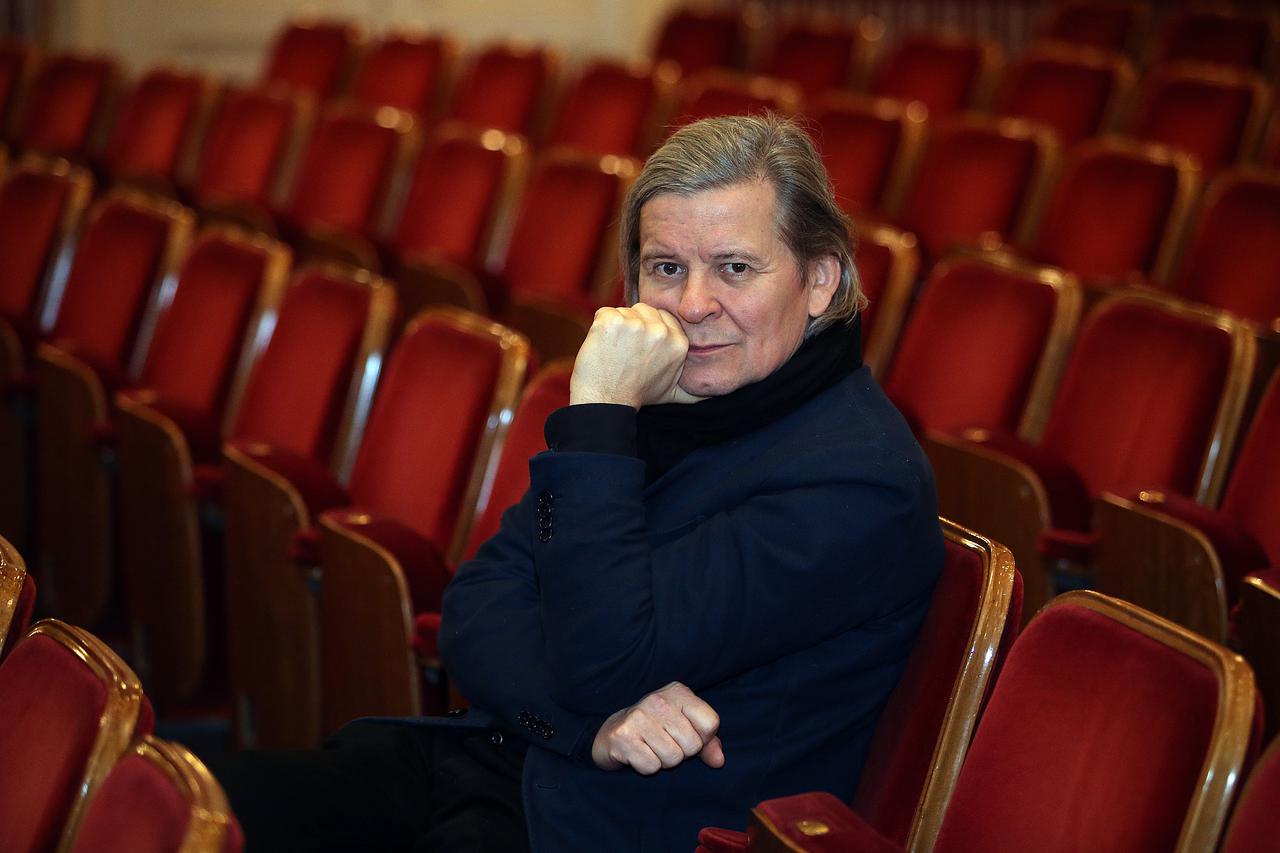 07.12.2016., Zagreb - Redatelj Janusz Kica, radi praizvedbu predstave Ljudi od voska u HNK.  Photo: Goran Stanzl/PIXSELL