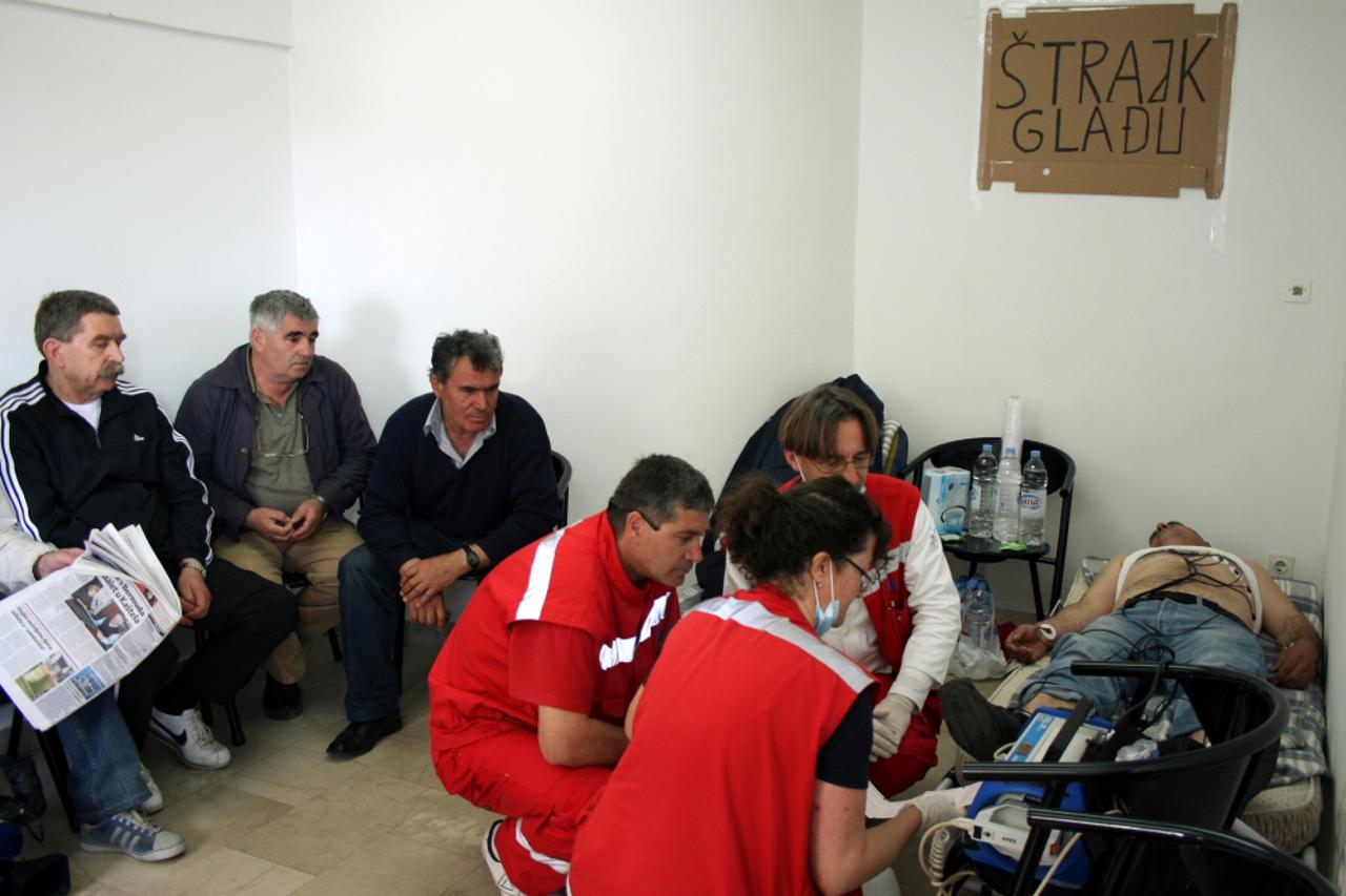 štrajk autoprijevoznika u sinju (1)