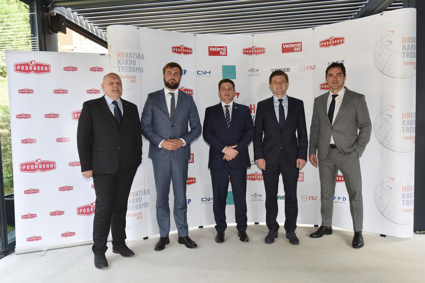 22.09.2020., Koprivnica - Konferencija Vecernjeg lista "Hrvatska kakvu trebamo". Renato Ivanus, Tomislav Coric, Oleg Butkovic, Zdravko Maric, Mislav Simatovic .Photo: Vjeran Zganec Rogulja/PIXSELL