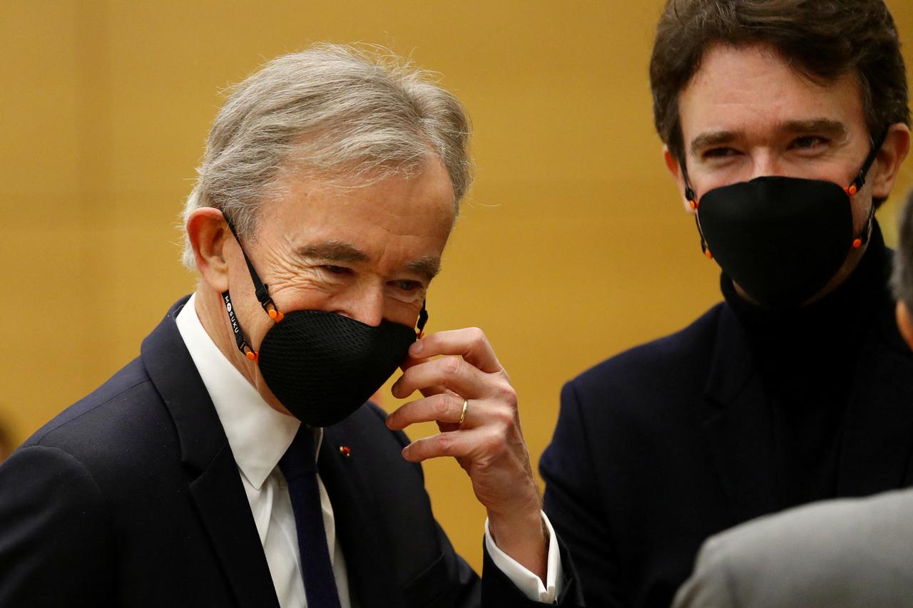 FILE PHOTO: LVMH's chief Arnault testifies in French Senate hearing