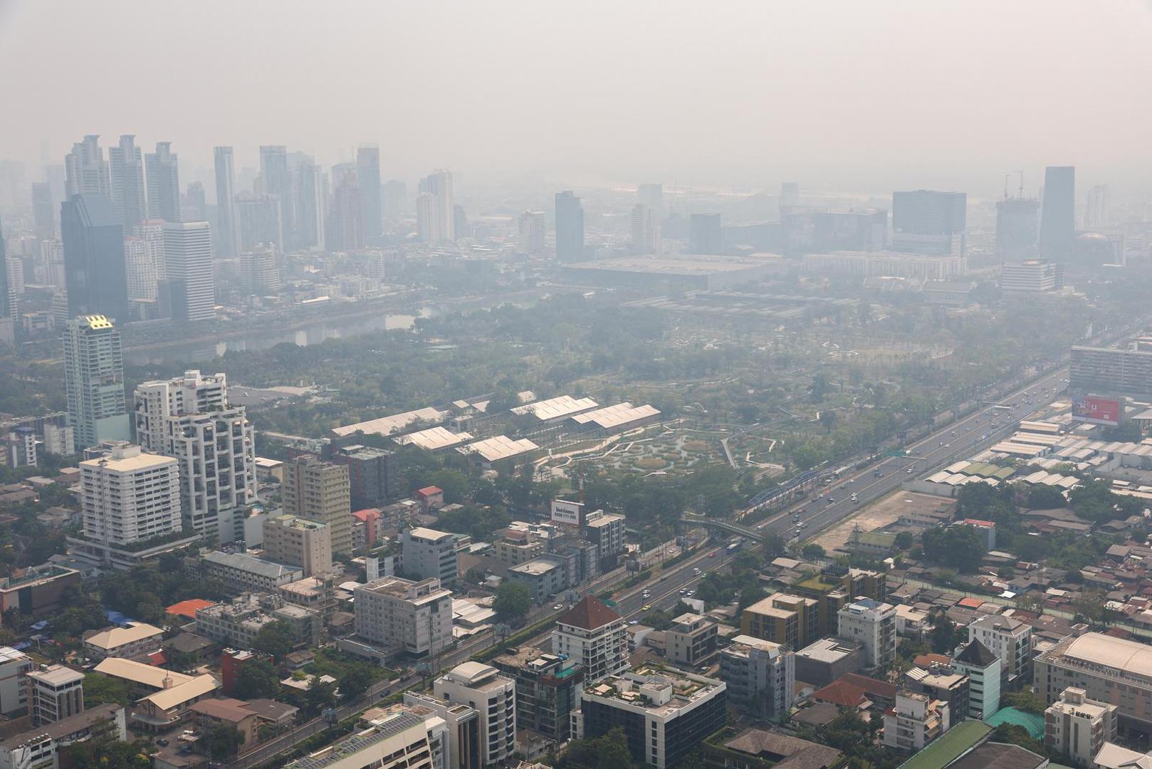 A view of the city amid air pollution in Bangkok, Thailand, February 2, 2023. REUTERS/Athit Perawongmetha Photo: ATHIT PERAWONGMETHA/REUTERS
