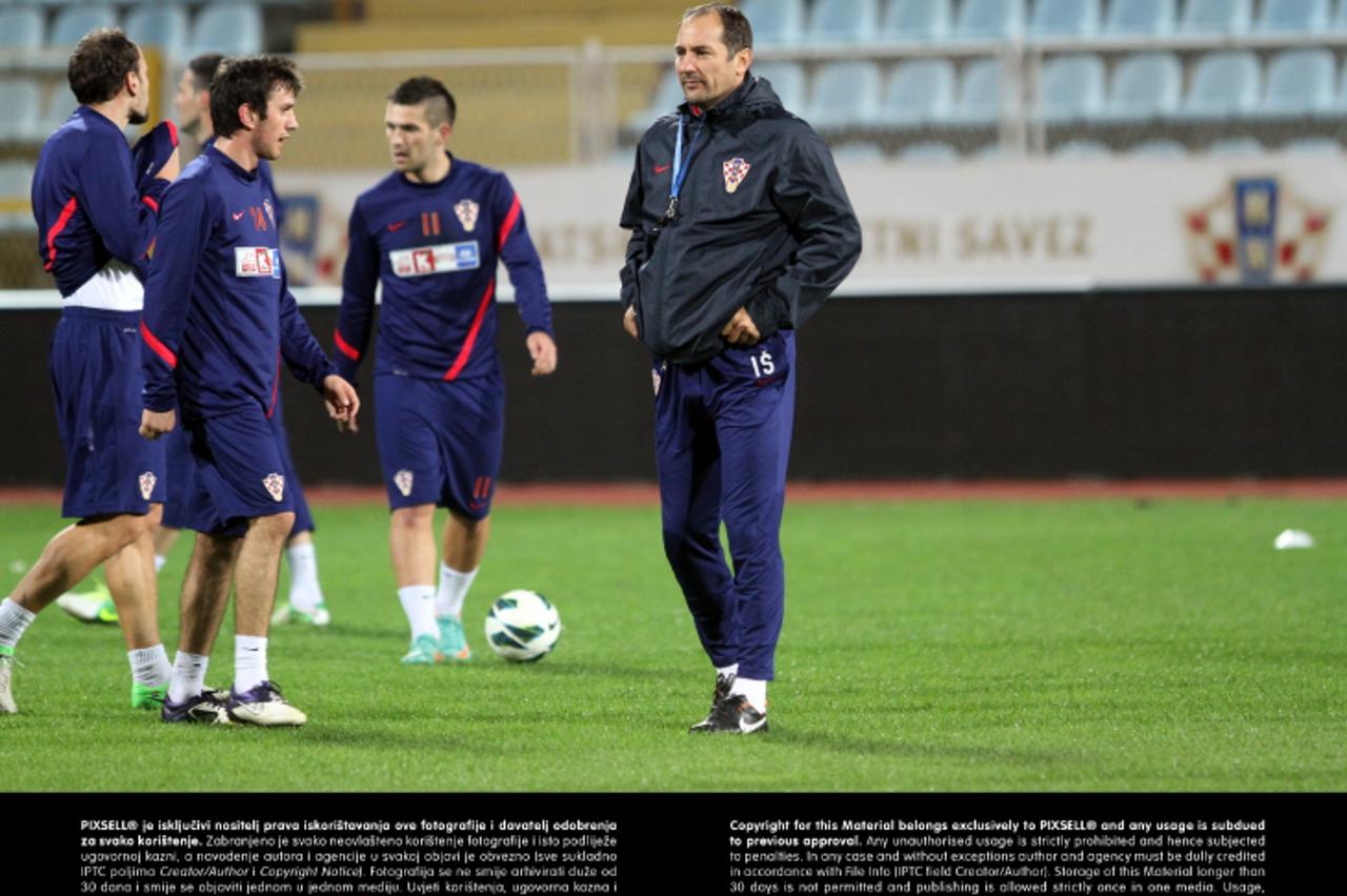 '13.11.2012., stadion Kantrida, Rijeka - Trening hrvatske nogometne reprezentacije uoci utakmice protiv selekcija HNL-a. Photo: Goran Kovacic/PIXSELL'